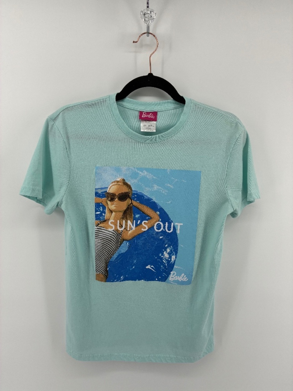 Barbie Sun's Out Graphic Tee in Light Blue